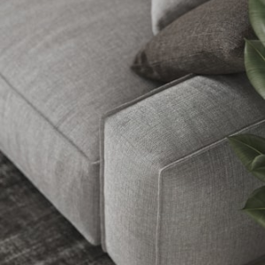 Contemporary Fabric Sofa
